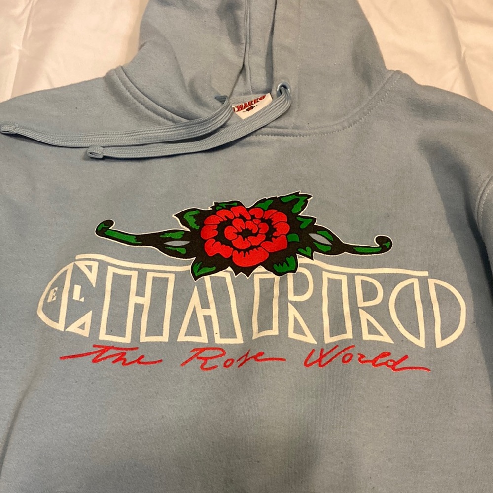 CHARRO light blue hoodie size M